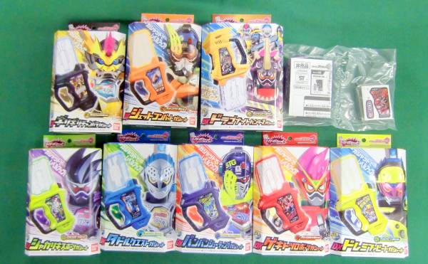 ★☆エグゼイド ガシャット8種+プロトマイティアクションX☆★