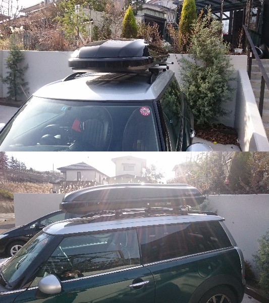 イノー・ルーフボックス３３　ルールキャリア　中古　ミニ