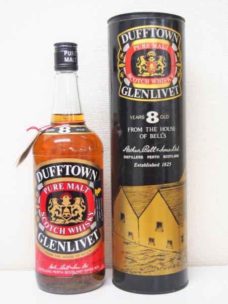 827(54古酒)24★DUFFTOWN GLENLIVETダフタウングレンリベット8年