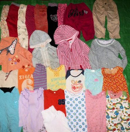 女の子110-120-130秋冬大量福袋35点キスマーク・GAP・えくぼ