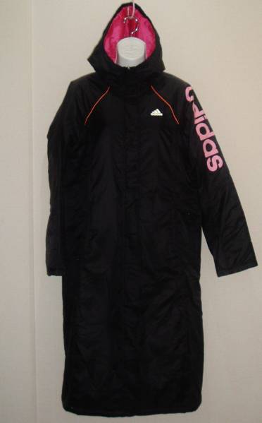新品アディダスadidas軽量ロングベンチコートXL定型外送料400円