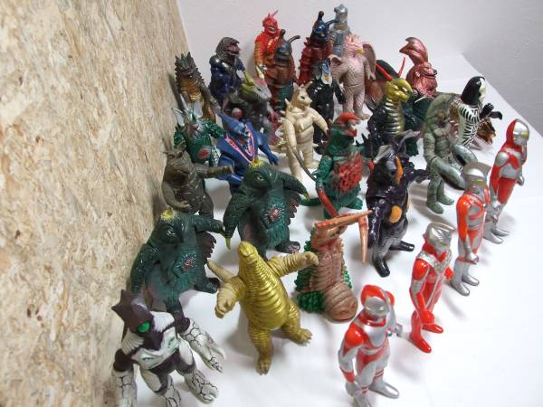 ウルトラマン 怪獣 ソフビ フィギュア 30体SET 大量 まとめて ソフビ