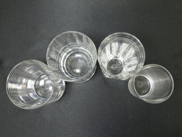 バカラ（Baccarat）他 クリスタル ショットグラス4点セット y47 4