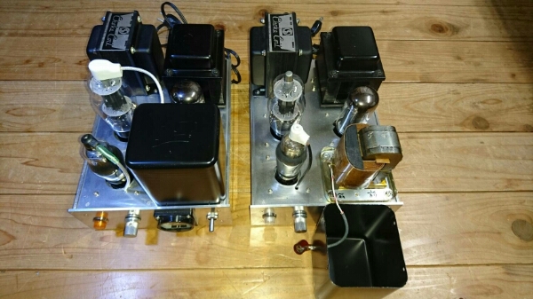 807シングル モノアンプ 2台