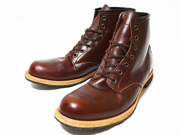即決★レッドバード★本革/レザーワークブーツ★茶/メンズ28