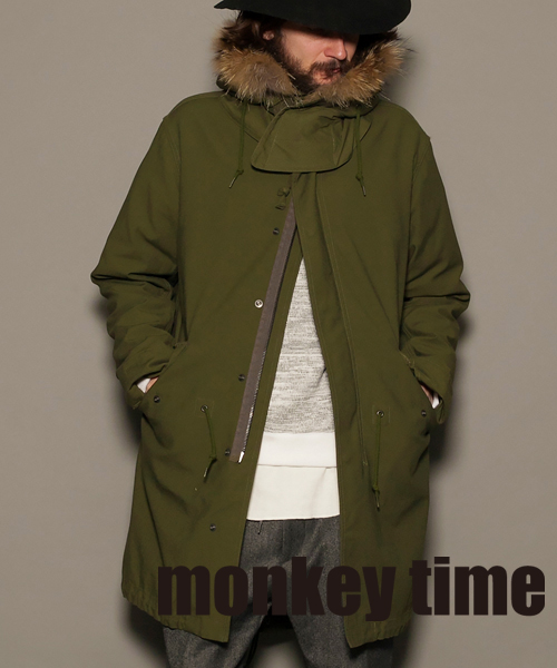 美品♪ユナイテッドアローズ MONKEY TIME ダウン　モッズコート