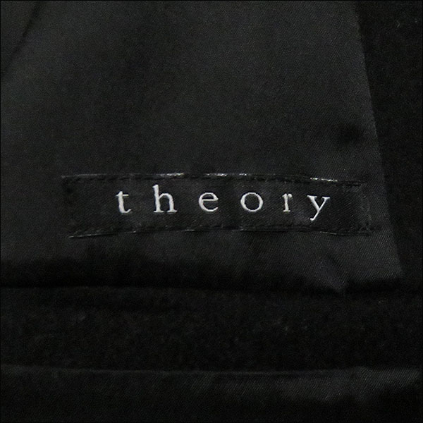 美品 セオリー メルトンPコート ブラック 40 メンズ theory men