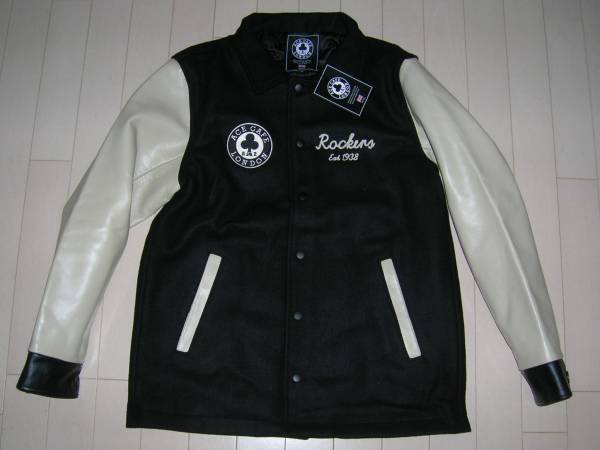 新品特価！ACE CAFE LONDON刺繍袖革MスカルワークスRUDOクローズ