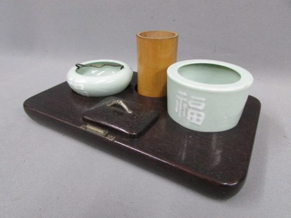 煙草盆セット（莨盆セット） 今屋静香園 – 茶道具 煙草盆 > 莨盆 03 