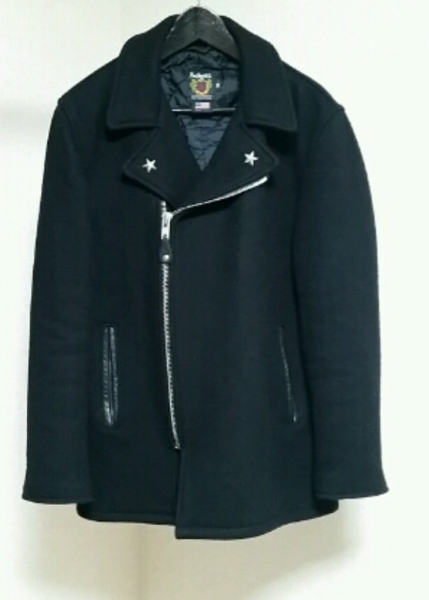 送込美品 schott メルトン ライダース ワンスター ショット