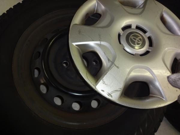 TOYOTA 純正ホイール◇14インチ◇155⁄80R14◇23年 スタッドレス 楽天 