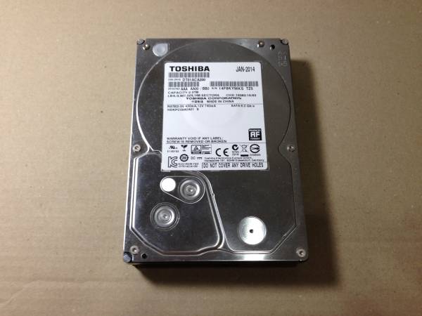 TOSHIBA 2TB SATA HDD DT01ACA200 7200rpm