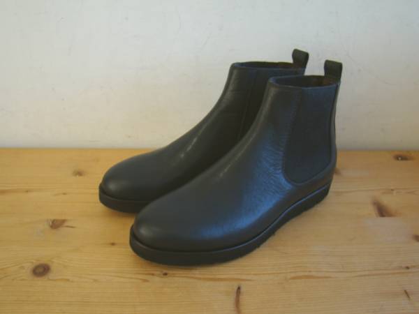 SAYAサヤ 50070 サイドゴアショートブーツ 黒 24㎝ 美品