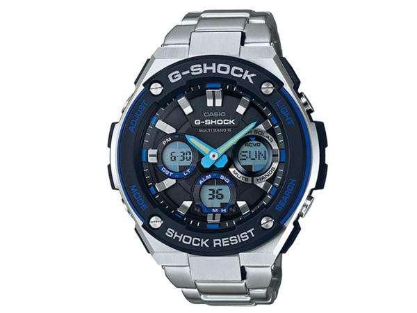 新品 G-SHOCK Gスチール レイヤー構造 電波 GST-W100D-1A2JF