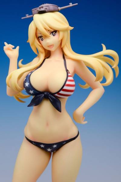 ワンフェス ねこみんと 1/8 Iowa アイオワ 艦これ カラーレジン