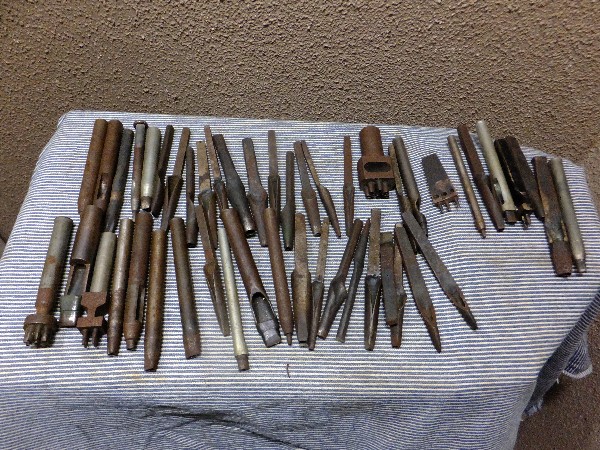 ★2）レザークラフト用ポンチ大量★