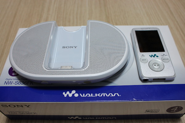 SONY Walkman NW-S636FK ホワイト 4GB 中古 ウォークマン 付属品(本体