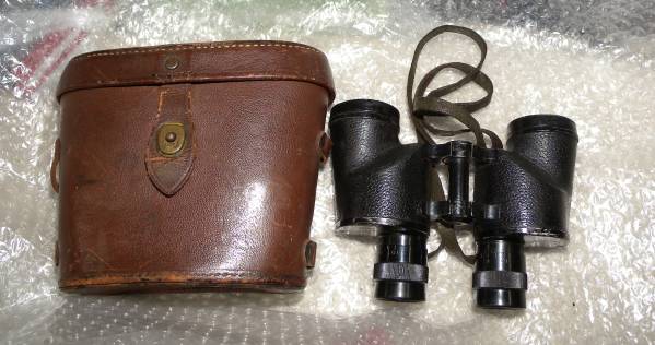 WWⅡ米軍双眼鏡１９４２年製中古実用可能品ケース（難あり）付き