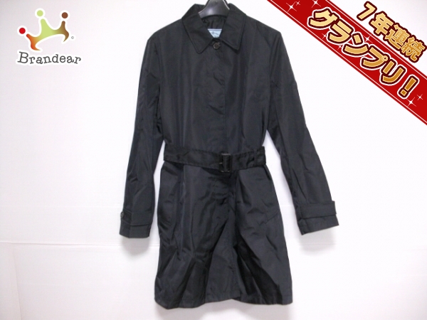 プラダ プラダ コート 40 レディース 黒 春・秋物 PRADA PRADA サイズ 