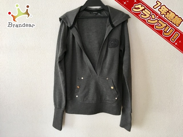 グッチ パーカー M レディース ダークグレー GUCCI