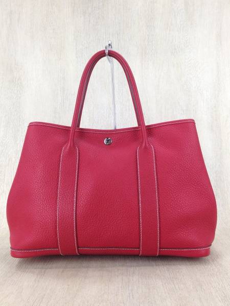 数量限定，格安 HERMES トートバッグ/RED/レザー/ガーデンパーティーPM/ P刻&hellip;(トートバッグ)｜売買されたオークション情報、yahooの商品情報をアーカイブ公開 - オークファン その他