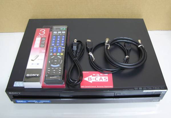 ■SONY ブルーレイレコーダー BDZ-RX50 W録 500GB■(214)