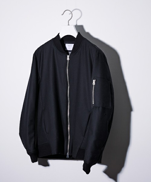 STUDIOUS ステュディオス 完売 MA-1 ブルゾン ジャケット 16AW
