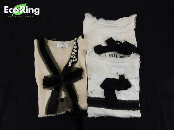 1円 ランバン カーディガン トップス 38 計3点セット BV800