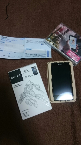 SONY NW-F880 ユニコーンガンダム WALKMAN NW-F886 NW-F880 ハイレゾ ウォークマン ユニコーン SONY