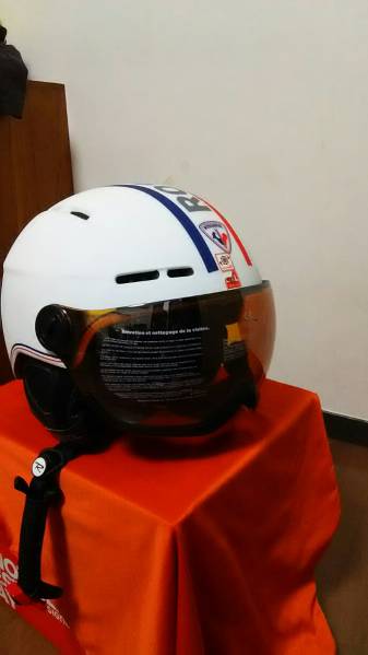 ロシニヨール バイザー付きヘルメット VISOR-SINGLE LENSE ROSSIGNOL