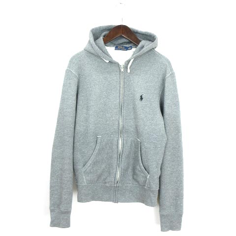 ポロ ラルフローレン パーカー スウェット 裏起毛 グレー XS