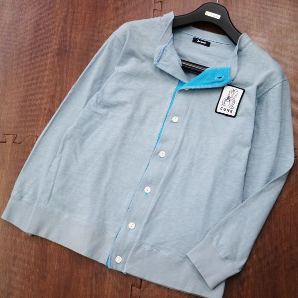 CUNE キューン パロディワッペン カーディガン L位 メンズ日本製