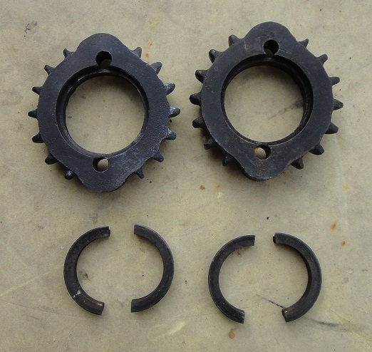 カワサキ旧車　W3（RS650）マフラーフランジ　W1、W1SA