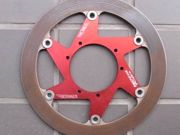 BERINGER ベルリンガー フロントブレーキ 鋳鉄ディスク Φ310 赤 CRF/CR