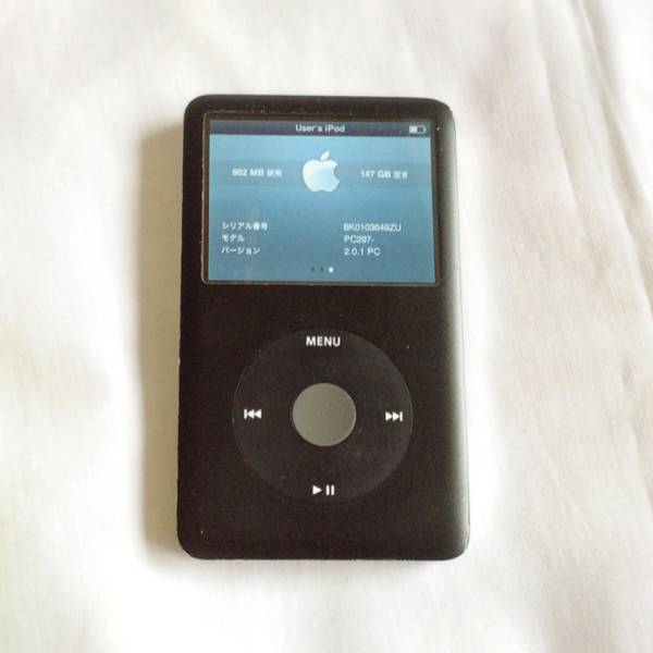 □【ジャンク】□ iPod classic 160GB ブラック □
