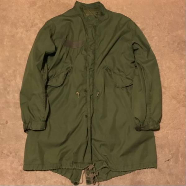 70s米軍M-65パーカー フード無ライナー有 モッズ