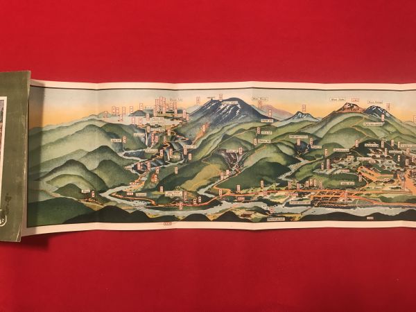 34：日光名所図絵：大正8年：吉田初三郎：戦前鳥瞰図