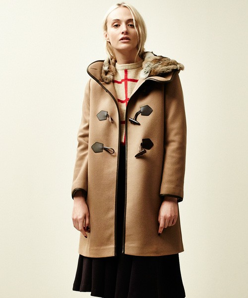 ほぼ新品 定番UNITED ARROWS BEAUTY&YOUTHファー付ダッフルコート 