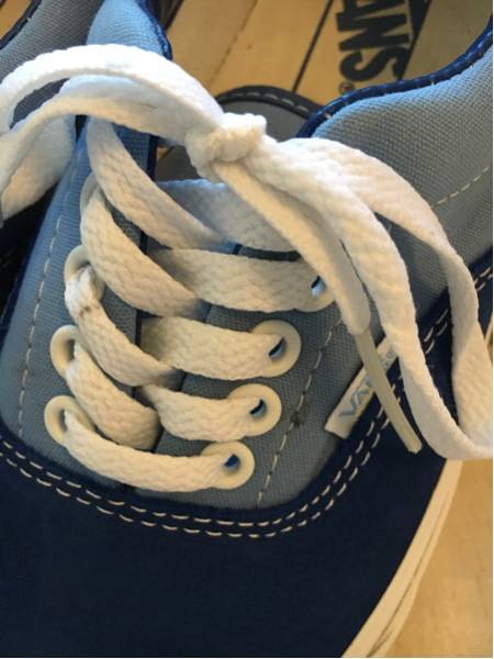 極美品 VANS スニーカー エラ ブルー スウェード 復刻バージョン 25.0cm