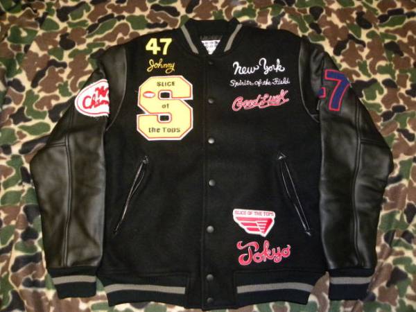 ☆激レア☆タケオキクチ・袖革・ワッペン・フルデコ・限定スタジャン