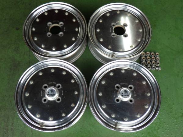 SSR マークⅠ 14/5J ＋42 100/4穴 4本セット P1.5ナット付