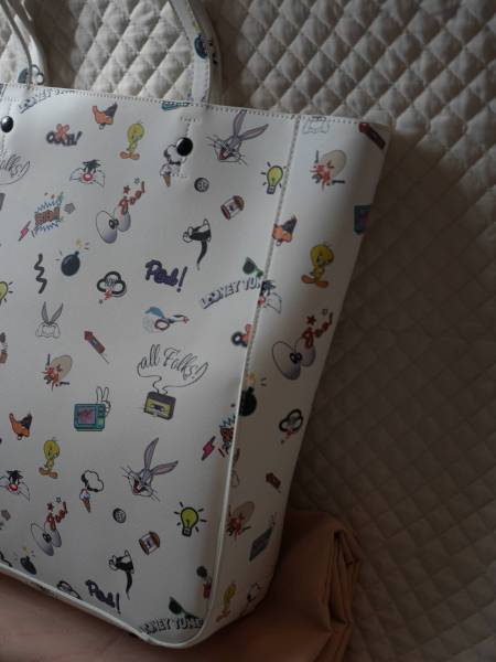 新品同様 PAUL&JOE SISTERポール&ジョーシスター 大きめ トート バッグ A4サイズ対応 定価35640円