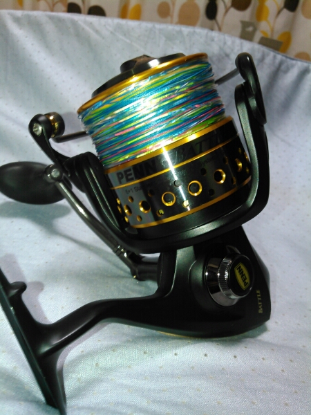 ペン　バトル　8000　PE5号300m付　美品_1