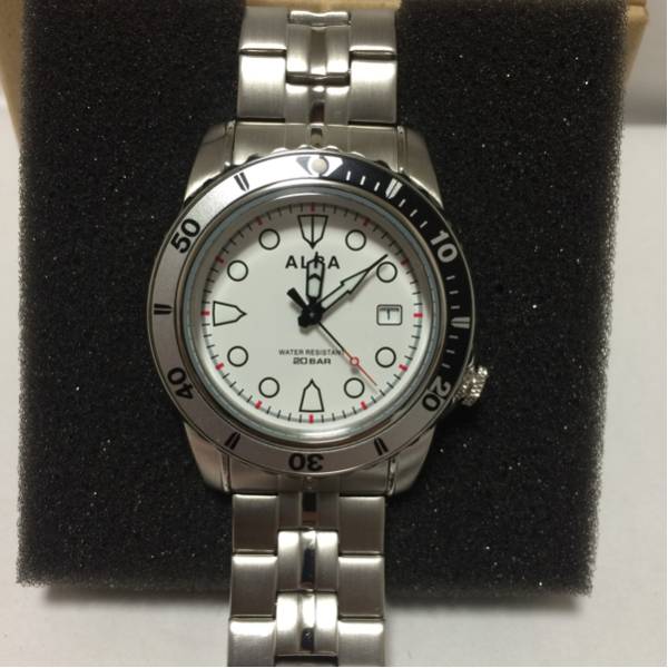 Seiko Alba クオーツ ダイバー 20bar 防水 2016年12月購入 取説 保証書有 セイコー アルバ Aqgj402 アルバ 売買されたオークション情報 Yahooの商品情報をアーカイブ公開 オークファン Aucfan Com