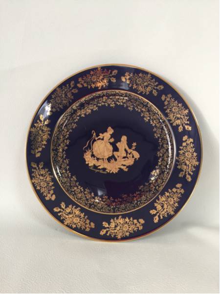 LIMOGES CASTEL 『リモージュ』飾り皿 美品 西洋陶磁 陶芸 【公式通販】