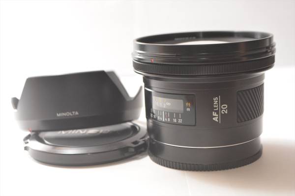 ☆奇跡の新品級☆ミノルタ MINOLTA AF 20mm F2.8 絶品