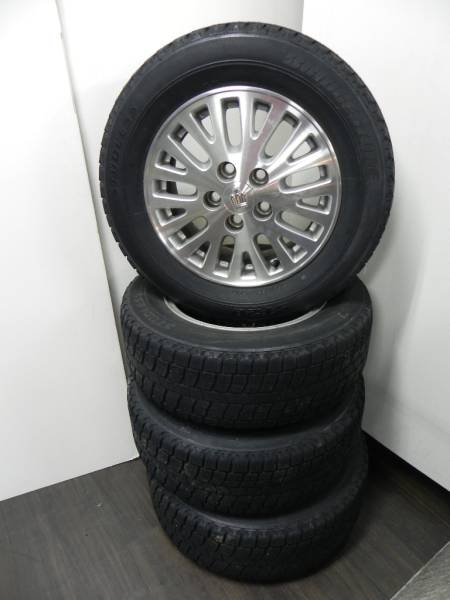 t424 TOYOTA クラウン 純正 アルミホイール 15×6 1/2 JJ スタッドレス タイヤ 205/65R15