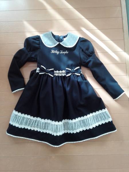 シャーリーテンプル　120　ワンピース　卒園　　入学