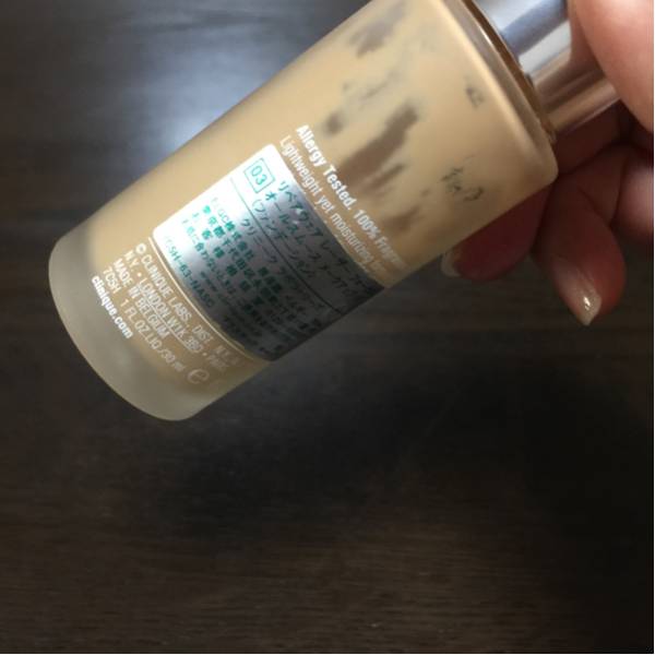 クリニーク リペアウェアレーザーフォーカスオールスムースメークアップ15 03 リキッドファンデーション_3