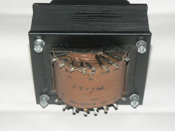 真空管アンプ用電源トランス PT-200 400V-330V-0.2A 6.3V 5V パワー
